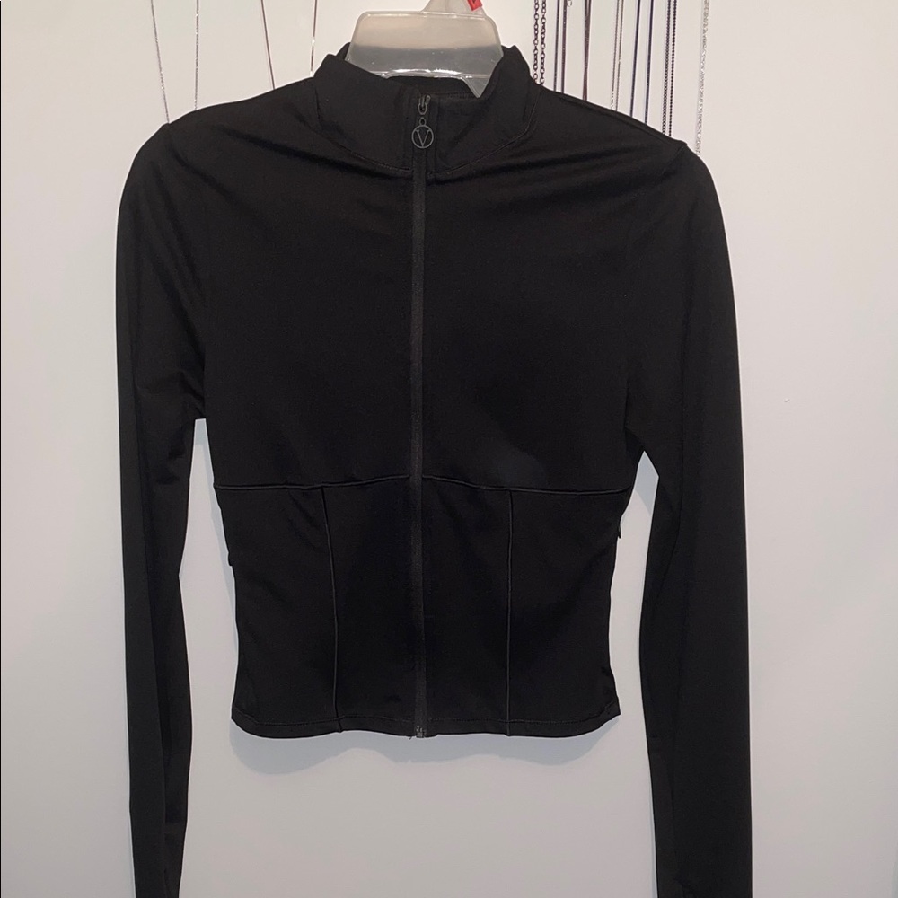 Victoria's Secret Black Zip Jacket